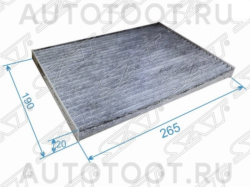 Фильтр салонный угольный -ST27277EN000U Sat для NISSAN X-TRAIL, NISSAN QASHQAI
