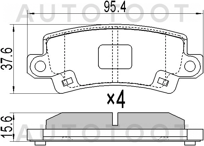 Колодки тормозные задние дисковые -X3P0071 Ixat для TOYOTA COROLLA