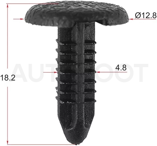 Клипса фиксатор HONDA/MITSIBISHI (Продажа по 10шт)