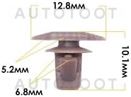 Клипса MU481027 -KJ849 Masuma для MITSUBISHI DELICA, MITSUBISHI RVR, MITSUBISHI PAJERO, MITSUBISHI LANCER, MITSUBISHI GALANT