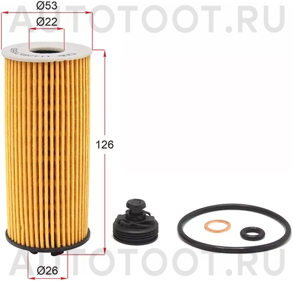 Фильтр масляный -AMDFL268 Amd для BMW X1