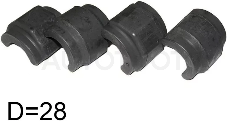 Втулка стабилизатора Mercedes-Benz E-Class 02-09 (28,00/ Комплект) - Артикул STA2113235765B - Производитель Sat - Фото, Отзывы, Цены