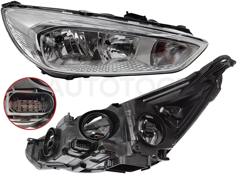 Фара Ford Focus 14-19 (Справа/ С электрокорректором) - Артикул ST43111C9RMLEMD1 - Производитель Sat - Фото, Отзывы, Цены