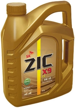 5W-40 SN 4л масло моторное ZIC X9 LS Diesel синтетика