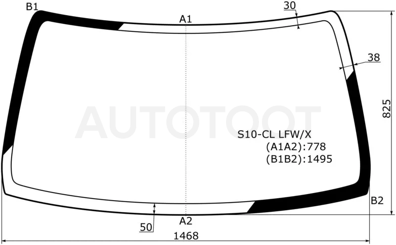 Стекло лобовое HONDA CR-V 95-01 - Артикул S10CLLFWX - Производитель Xyg - Фото, Отзывы, Цены