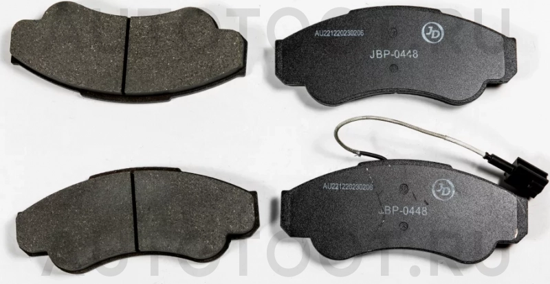 Колодки тормозные дисковые передние - Артикул JBP0448 - Производитель Just Drive - Фото, Отзывы, Цены