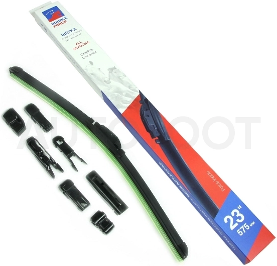 Щетка стеклоочистителя бескаркасная 580мм (23") DOUBLE FORCE - Артикул DFF23 - Производитель Double Force - Фото, Отзывы, Цены