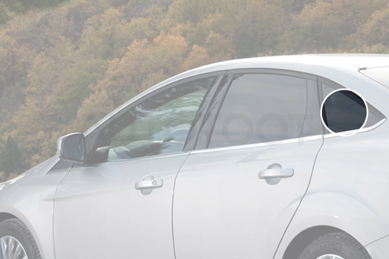 Стекло багажника боковое заднее левое -  для FORD FOCUS