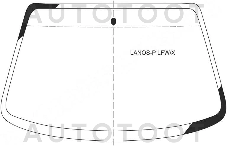 Стекло лобовое в клей -  для CHEVROLET LANOS