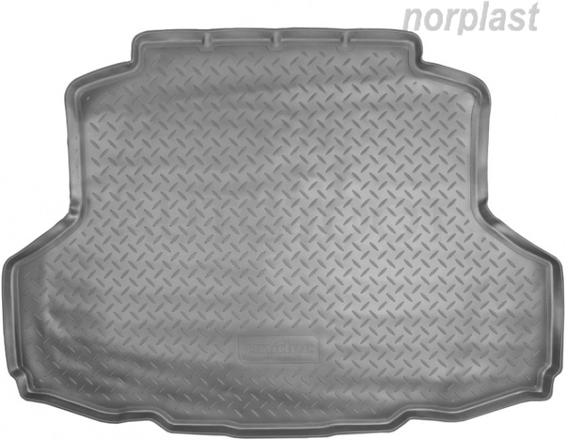 Коврик в багажник NORPLAST, черный, полиуретан, седан