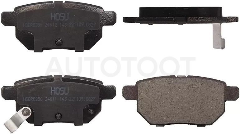 Колодки тормозные (Сзади) Toyota Corolla (E150) 06-13 / Prius 09-23