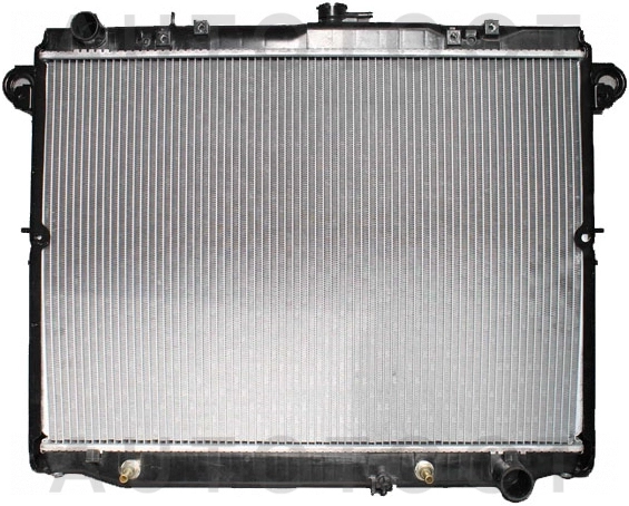 Радиатор охлаждения 1HDFTE 4.2 -1026848SX Stellox для TOYOTA LAND CRUISER