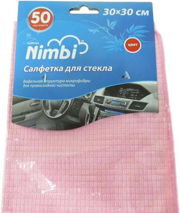 Салфетка для стекла - Артикул NIM0510RED - Производитель NIMBI - Фото, Отзывы, Цены