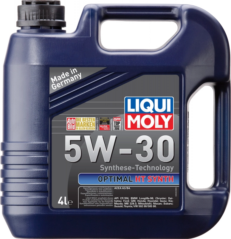5W-30 SN/CF 4л Масло моторное Liqui Moly optimal HT синтетика