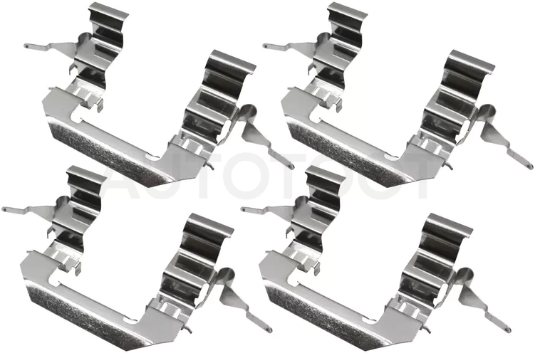 Комплект монтажный тормозных колодок NISSAN MURANO Z50/Z51 04-15/NAVARA III 04-/PATHFINDER III 05-14