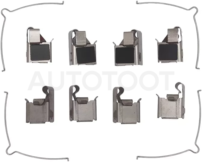 Комплект монтажный тормозных колодок FR TOYOTA CAMRY/CALDINA/CORONA/RAV4/CARINA E