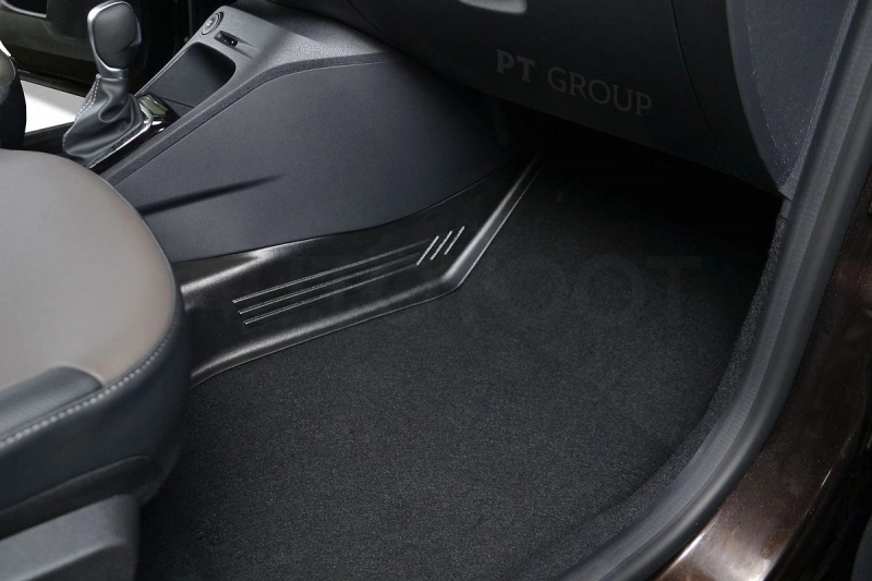 RENAULT Kaptur 2016-19 Накладки на ковролин тоннельные (2 шт) (ABS) - Артикул RKA111703 - Производитель PT Group - Фото, Отзывы, Цены