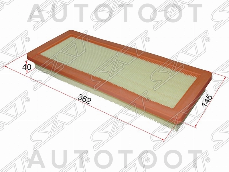 Фильтр воздушный -  для CITROEN C4, CITROEN C5, PEUGEOT 207, PEUGEOT 308