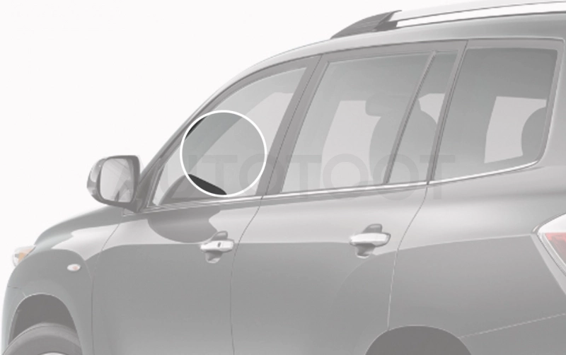 Стекло переднее левое опускное -  для TOYOTA HIGHLANDER