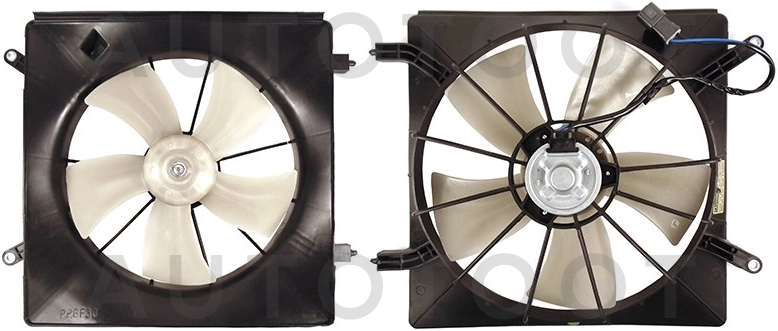 Диффузор радиатора охлаждения (рамка+мотор+вентилятор) -LFK2302 Luzar для HONDA CR-V