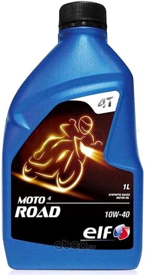 10W-40 Масло моторное синтетическое "Moto 4 Road 10W-40", 1л