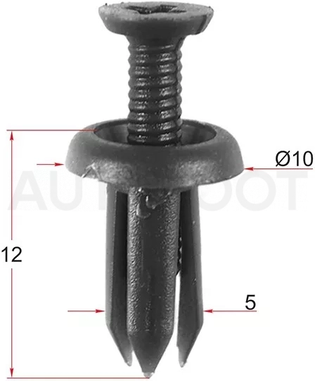 Клипса TOYOTA/LEXUS (Продажа по 10шт) - Артикул STM12185 - Производитель Sat - Фото, Отзывы, Цены