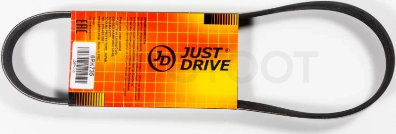 Ремень поликлиновый JD - Артикул 6PK735 - Производитель Just Drive - Фото, Отзывы, Цены