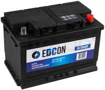 Аккумулятор EDCON 80Ah 740A обратная полярность(-+)