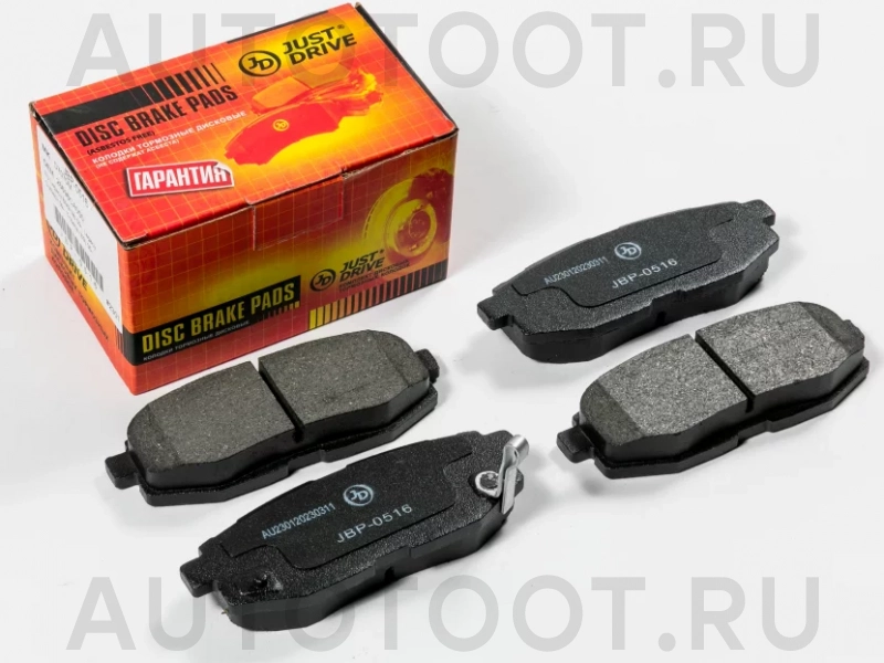 Колодки тормозные дисковые, задние - Артикул JBP0516 - Производитель Just Drive - Фото, Отзывы, Цены