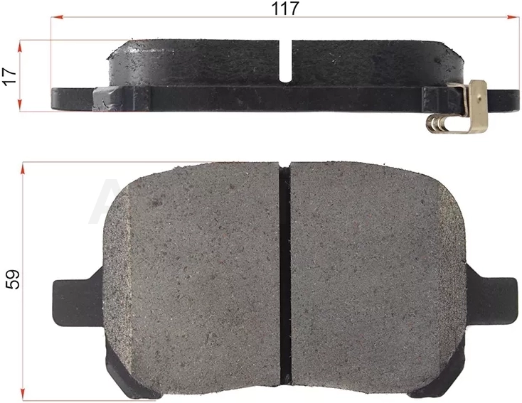 Колодки тормозные (Спереди) Lexus RX 97-06 / Toyota Camry (XV20) 96-02 / Harrier (XU10) 97-03 / Lexus ES 96-01 / Toyota Avalon 94-04 / Camry 96-01 / Estima 00-05 / Gaia 98-04