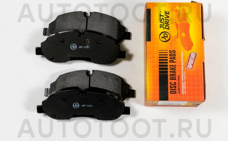 Колодки тормозные дисковые передние - Артикул JBP0461 - Производитель Just Drive - Фото, Отзывы, Цены