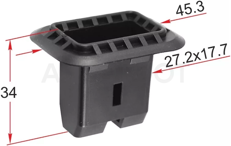 Клипса обшивки кузова VAG (Продажа по 10шт) - Артикул STKE379 - Производитель Sat - Фото, Отзывы, Цены