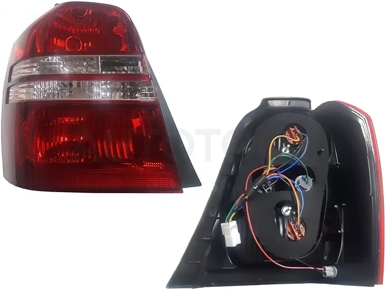 Фонарь задний Toyota Highlander 00-03 / Kluger V 00-03 (Слева) - Артикул ST180031 - Производитель Sat - Фото, Отзывы, Цены