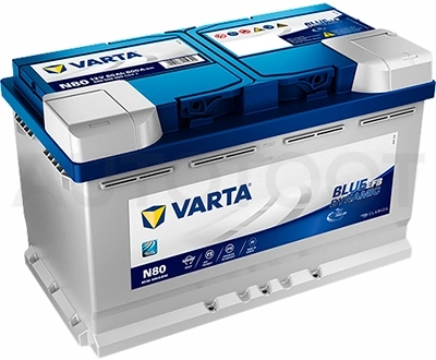 Аккумулятор VARTA 80Ah 800A обратная полярность(-+)