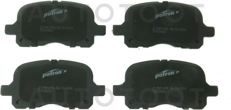 Колодки тормозные передние -PBP1458 Patron для TOYOTA COROLLA