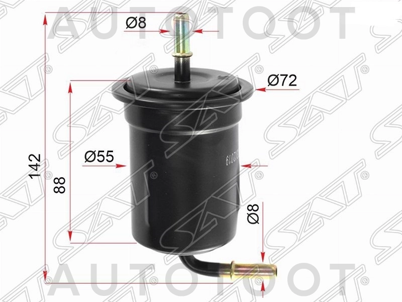 Фильтр топливный 2.0 -ST0K08A20490 Sat для KIA SPORTAGE