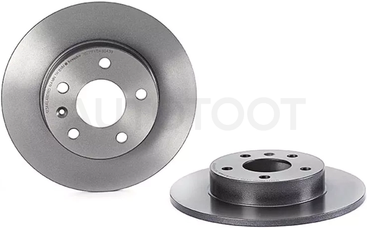 Диск тормозной (Сзади) Opel Astra 98-13 / Corsa 00-06
