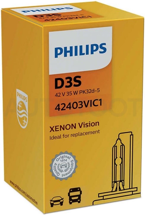 Лампа автомобильная D3S PHILIPS Xenon Vision 4600K