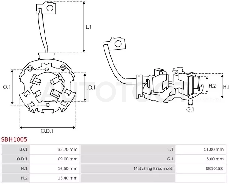 Щеточный узел Chevrolet Lacetti 04-13 / Daewoo Nexia 94-02