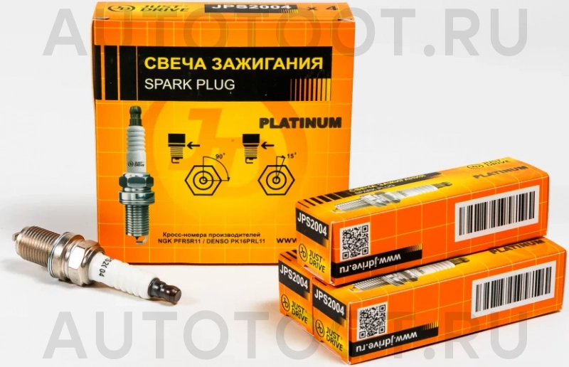 Свеча зажигания /PFR5R11/PK16PRL11 PLATINUM - Артикул JPS2004 - Производитель Just Drive - Фото, Отзывы, Цены