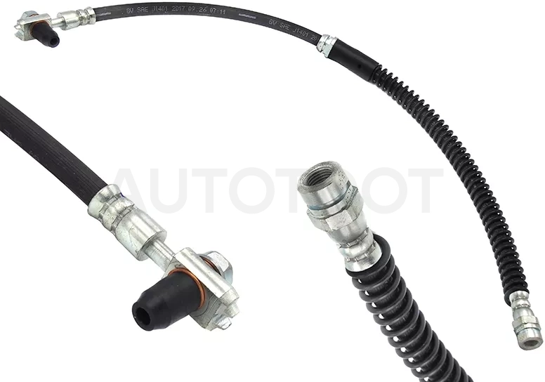 Шланг тормозной передний (Таиланд) VW JETTA 05-/GOLF 03-08/SKODA YETI 09-/OCTAVIA 04-LH=RH