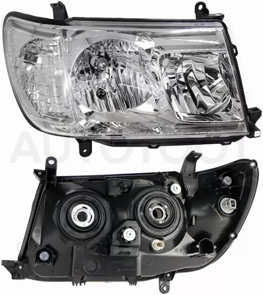 Фара Toyota Land Cruiser (J100) 05-07 (Справа/ Галоген/ под электрокорректор)