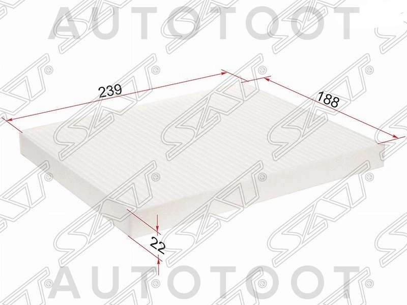 Фильтр салонный -ST1566997 Sat для FORD FIESTA