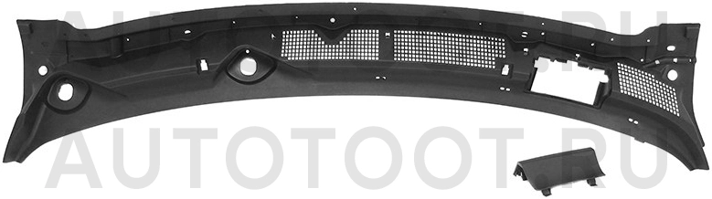 Накладка панели дворников (Жабо) -STDT66015G0 Sat для NISSAN QASHQAI