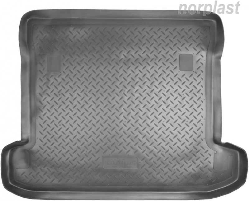Коврик в багажник NORPLAST, черный, полиуретан