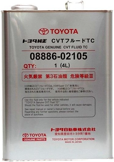 CVT трансмиссионное масло Toyota Fluid TC 4л.