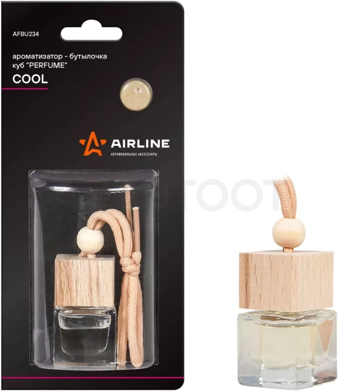 Ароматизатор-бутылочка куб "Perfume" COOL - Артикул AFBU234 - Производитель Airline - Фото, Отзывы, Цены