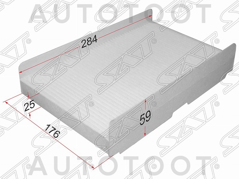 Фильтр салонный -AFW1090 Miles для CITROEN C2, CITROEN C3, PEUGEOT 307, PEUGEOT 308