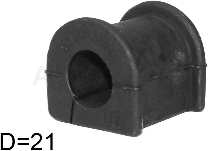 Втулка стабилизатора Toyota Land Cruiser Prado (J120) 02-09 / Lexus GX 02-09 / Toyota 4Runner 02-09 / Hilux Surf 89-09 (Зад/ 21.00)