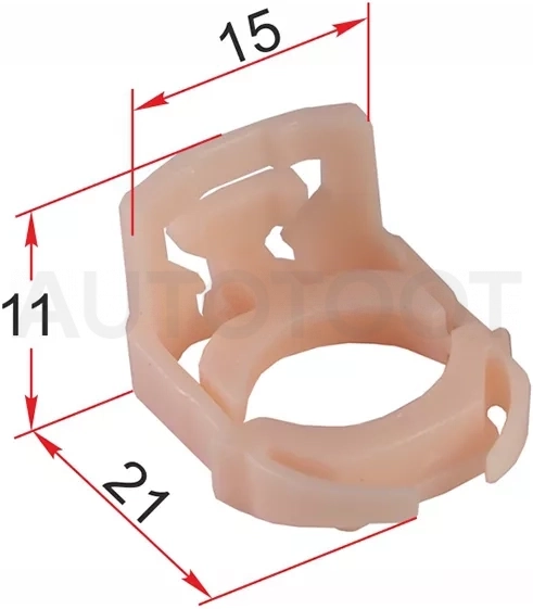 Хомут эл. проводки FORD (1 шт.)